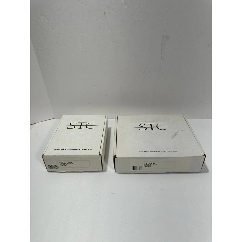 SofTalk Communications Tele-Link 80100 Amplifier & Binaural 83300 Headset Bundle
